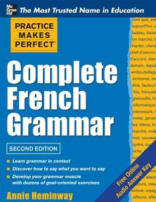 #ad Practice Makes Perfect Complete French Grammar Practice Makes Perfect GOOD $9.54
