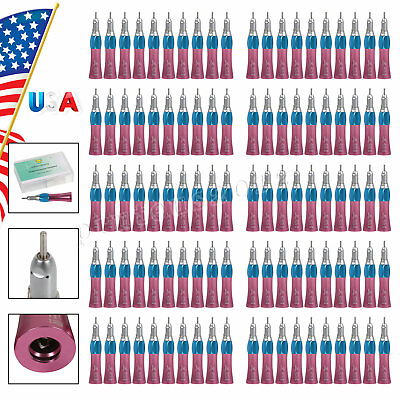 #ad 100 Pink Dental Low Speed Handpiece Straight Nose Cone NSK Style 1:1 Ratio $1443.49