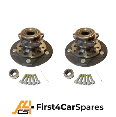 #ad 2 X QUALITY FORD TRANSIT MK7 06 14 FRONT PRESSED WHEEL HUBS AND BEARINGS GBP 158.99