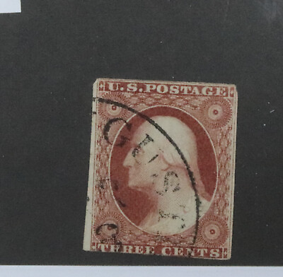 #ad Scott 11 3 Cent Washington Stamp $15.00