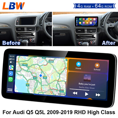 #ad Car GPS Stereo Player Dash 4G64GB 10.33#x27;#x27; For Audi Q5L 2009 2019 RHD High Class $446.03