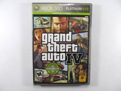 #ad Grand Theft Auto IV Xbox 360 Complete with Map amp; Manual $17.95