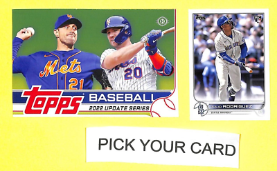 2022 Topps Update baseball cards US1 200 PICK CHOOSE YOUR CARD TO COMPLETE SET $0.99