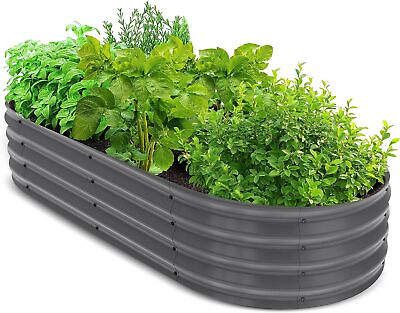 #ad Planter Boxes Galvanized Raised Garden Bed Outdoor for Vegetables Utopia Home $31.31