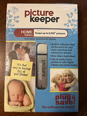 #ad Picture Keeper 8GB Automatic USB 8000 Photo Backup Device Home Edition NEW $14.90