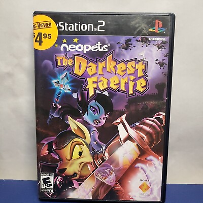 #ad Neopets: The Darkest Faerie Sony PlayStation 2 2005 BOX ONLY RENTAL $5.08
