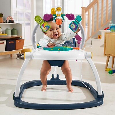 #ad #ad Fisher Price Astro Kitty Jumperoo Baby Bouncer amp; Activity Center GPT46 9564 NEW $84.99