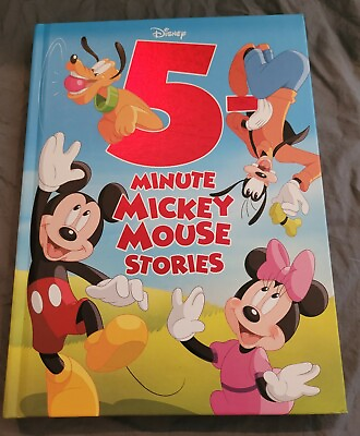 #ad Disney’s 5 Minute Mickey Mouse Stories Hardcover Storybook $4.99