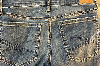 #ad Aeropostale Jeans 4 Short Womens Skinny Size Blue Denim $10.99