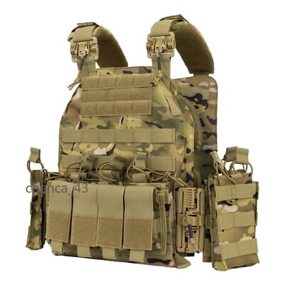#ad Tactical Vest Bulletproof Protective Vest Multifunctional Outdoor Equipment Gift $108.66
