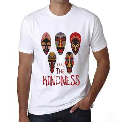#ad Men#x27;s Graphic T Shirt Native Feel The Kindness Eco Friendly Limited Edition $16.99