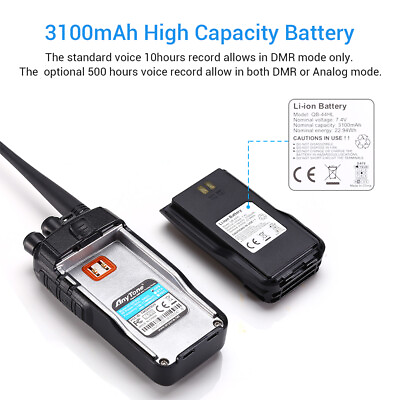 #ad AnyTone AT D878UV 4000CH GPS Dual Band DMR And Analog Radio Programming Cable AU $410.99