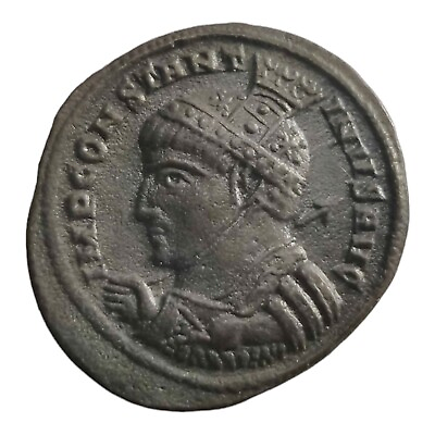 #ad Constantine I Bronze Follis from Siscia Genuine Ancient Roman Coin c. AD 318 11M $160.00