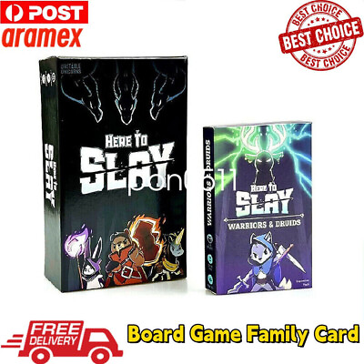 #ad Board Game Family Card Here to Slay amp; Warrior and Druids Expansion Pack AU $27.65