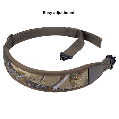 #ad Two Point Camouflage Rifle Gun Sling with Swivels Non slip Shoulder Pad Strap $16.99