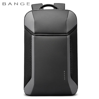 #ad BANGE Men New Backpack USB Charge Laptop Business Waterproof Travel bag Luggage $59.90