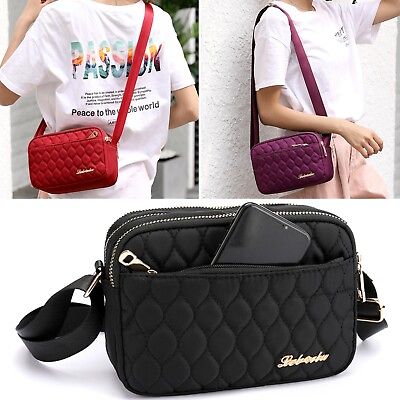 #ad Women Large Cell Phone Purse Crossbody Shoulder Bag Clutch Bag Wallet Handbag US $8.92