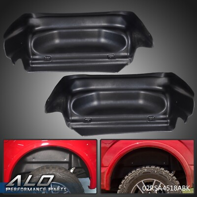 #ad Rear Fender Liner Wheel Well Guard Inner Mud Flap Fit For 14 19 Chevy Silverado $81.40