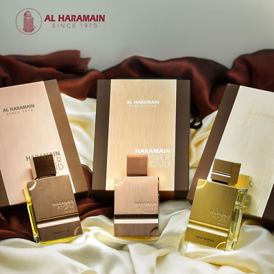 #ad OUD GOLD EDITION BY Haramain Unisex Amber Perfume Luxury Arabian Fragrance $66.56