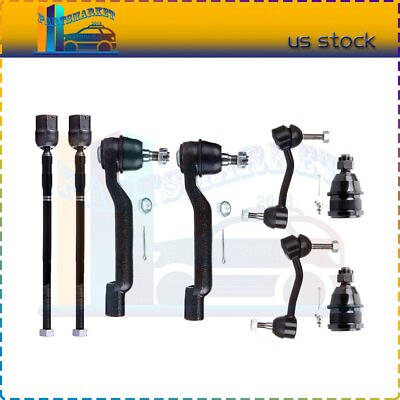 #ad Brand Suspension 8Pcs Outer amp; Inner Tie Rod End For 1993 1997 Mercury Cougar $60.19