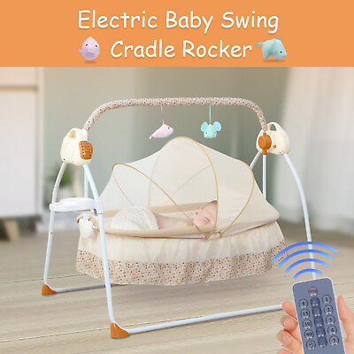 #ad #ad Baby Boys Girls Bouncer Swing Chair Electric Rocker Bouncy Seat Rocking Cradle $82.79