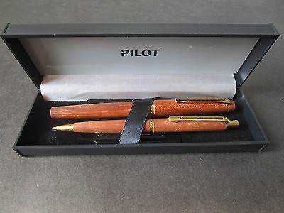 #ad Vintage Pilot Custom Grandee Maple Wood Fountain Pen amp; Pencil Set CLS111 $259.00