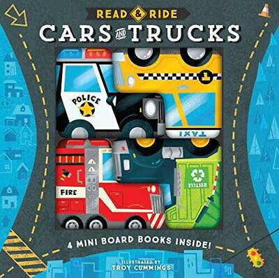 #ad Read Ride: Cars Trucks: 4 board books inside Board book GOOD $4.46