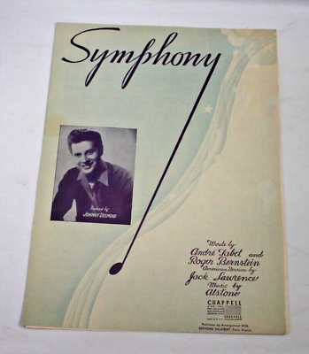 #ad vintage classical sheet music for piano 1945 $7.99