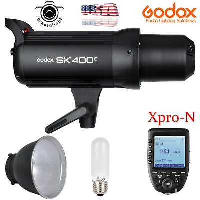 #ad US Godox SK400II 400W Studio Flash Stroble LightXpro N TTL Trigger For Nikon $195.52