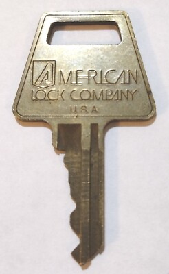 #ad Vintage Key AMERICAN LOCK COMPANY D amp; R 295 5625 Appx 1 3 4quot; Replacement $8.99