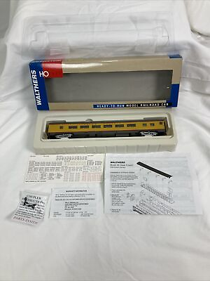 #ad HO Walthers 932 6314 Union Pacific 85’ Budd 46 Seat Coach Passenger Car UP $99.99