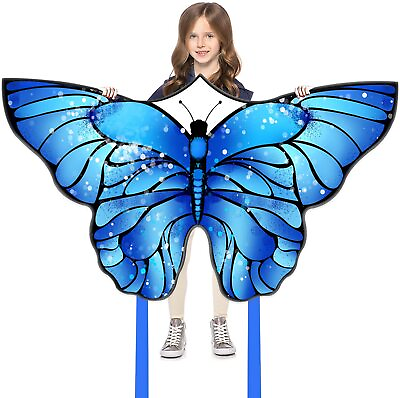 #ad Kaiciuss Blue Butterfly Kite for Kids amp; Adults Easy Fly Large Single Line Kite $15.99