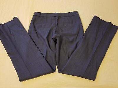 #ad Womens Banana Republic Wool Dress Pants 0 Navy Blue Slack Trouser Stretch Khaki $21.53