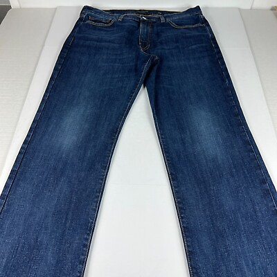 #ad Lucky Brand Jeans Men#x27;s 35x30* 361 Vintage Straight Blue Stretch Denim Tag 33x30 $29.99