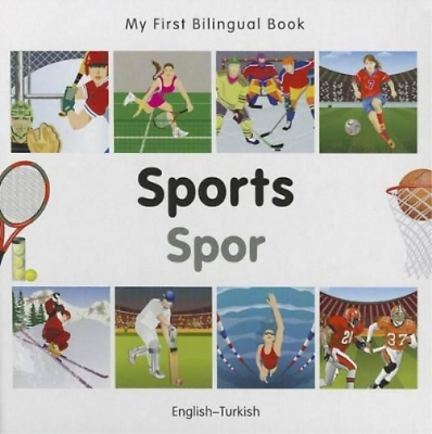 #ad VV AA My First Bilingual Book Sports English Turkish Board Book $9.24
