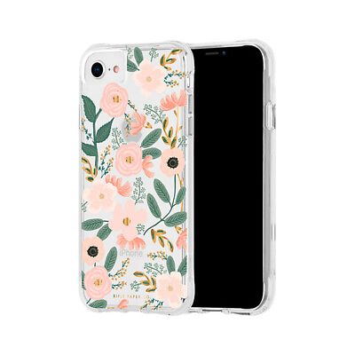 #ad Case Mate Rifle Paper Co. Eco Case for iPhone SE2 8 7 Clear Wildflowers $29.99
