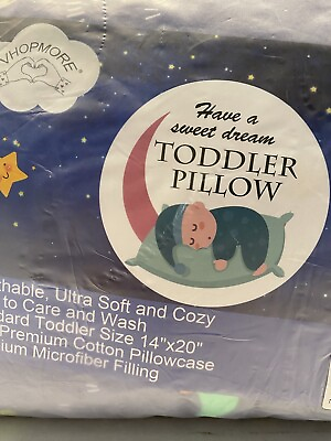 #ad Toddler Pillow with Pillowcase 14x20 Have A Sweet Dream Pillow Cotton $14.99