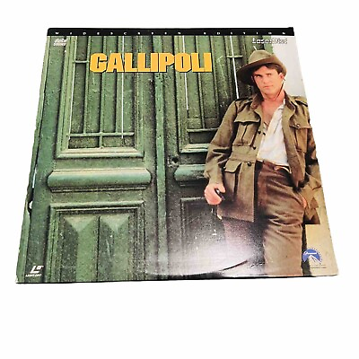 #ad GALLIPOLI Laserdisc * Paramount Pictures 1981 * Mel Gibson * Widescreen Edition $12.00