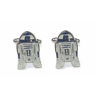 #ad R2D2 Star Wars Cufflinks Present Gift The Force Awakens Jedi Novelty UK GBP 14.99