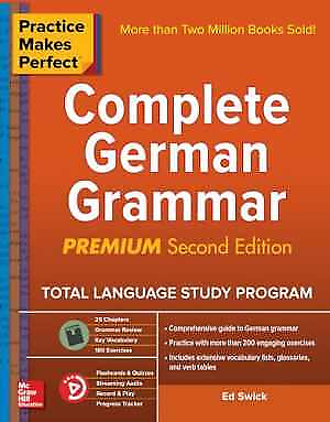 #ad Practice Makes Perfect: Complete German Paperback by Swick Ed Very Good h $9.40