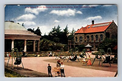 #ad San Francisco CA California Golden Gate Park Playground Vintage Postcard $7.99