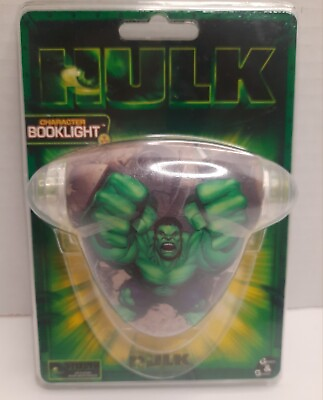 #ad 🔥VTG🔥2003 MARVEL Incredible Hulk Movie Character Booklight New RARE FIND $6.95
