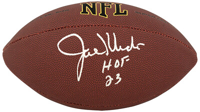 #ad Joe Klecko Signed Wilson Super Grip Full Size NFL Football w HOF#x27;23 SS COA $128.88