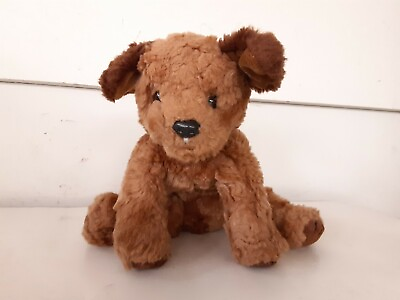 #ad TY 1996 Plush Brown Puppy Dog Stuffed Animal W Button Eyes And Nose Collectible $15.89