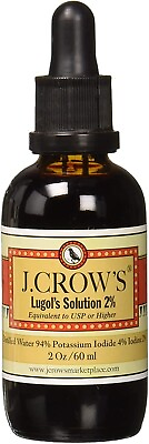 #ad J.CROW#x27;S® Lugol#x27;s Solution of Iodine 2% 2oz Single Bottle $13.76