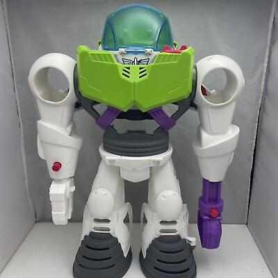 #ad Imaginext Disney Pixar Toy Story 4 Buzz Lightyear Robot Playset 21quot; Tall $30.00
