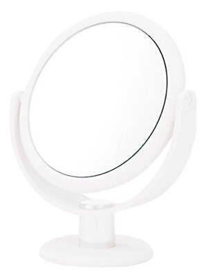 #ad 10x Soft Touch Round Vanity Mirror White $23.58