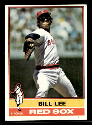 #ad 1976 Topps Bill Lee Boston Red Sox #396 $1.99
