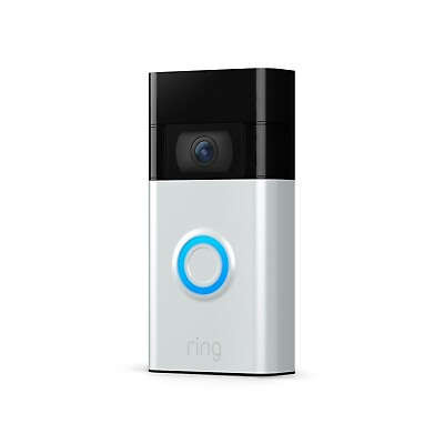 #ad Ring Video Doorbell 2020 1080p HD Wi Fi with Motion Detection Satin Nickel $71.99