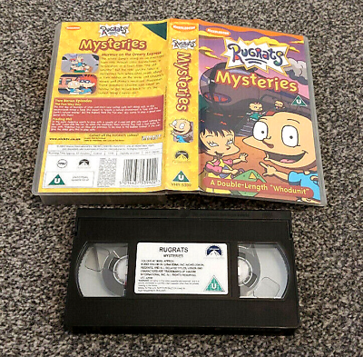 #ad RUGRATS MYSTERIES NICKELODEON DOUBLE LENGTH PAL VHS VIDEO KIDS CHILDREN GBP 8.50